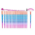 Crystal Glam": Kit 20 Pincéis Transparentes para uma Make-UP Brilhante! 💎✨