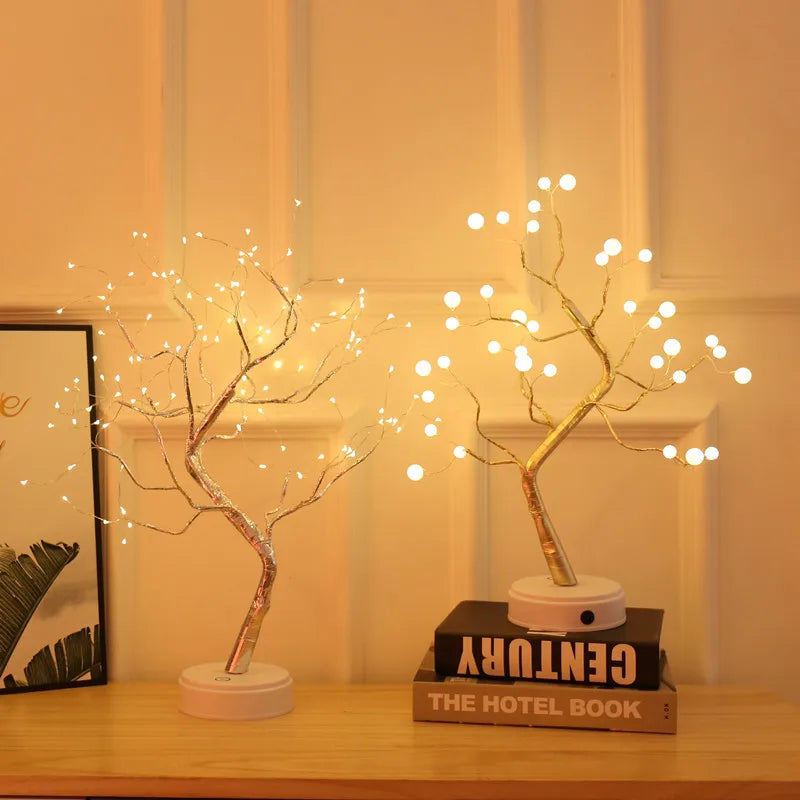 "Árvore de Luz Decorativa para Mesa: Ilumine Seus Espaços com Estilo e Versatilidade! 🌳✨💡"